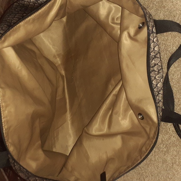 Coach snake print nylon packable weekender tote - Picture 6 of 6